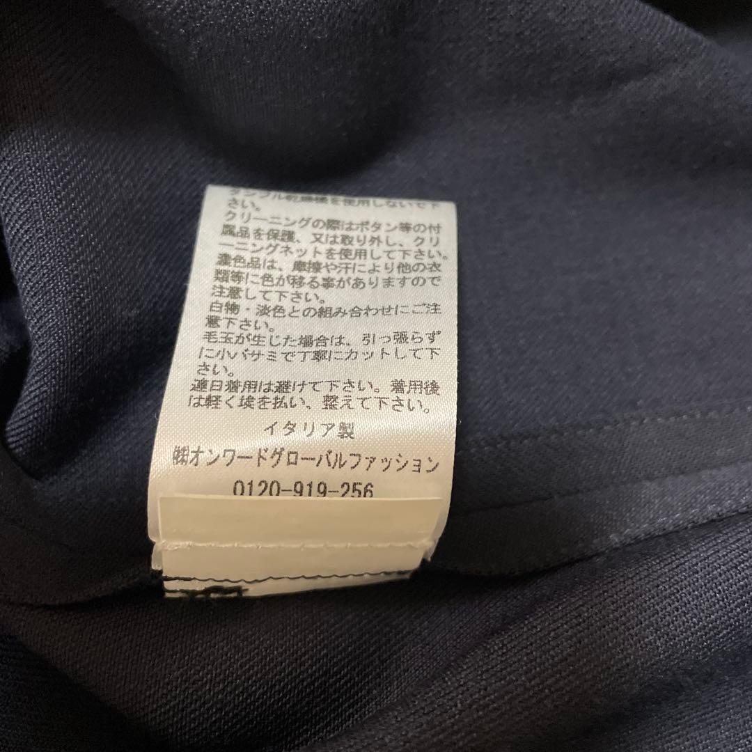 JIL SANDER NAVY 紺色 薄手　34