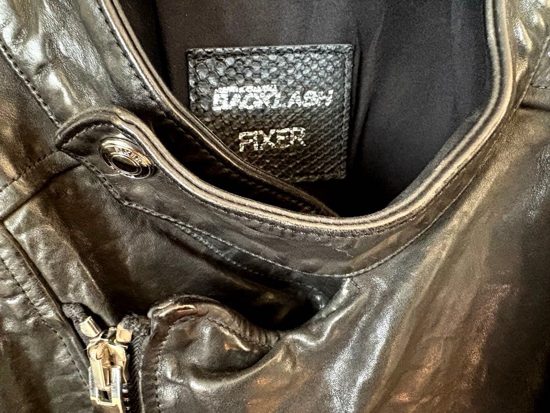 BACKLASH × FIXER F-1 セミダブルライダース sizeM