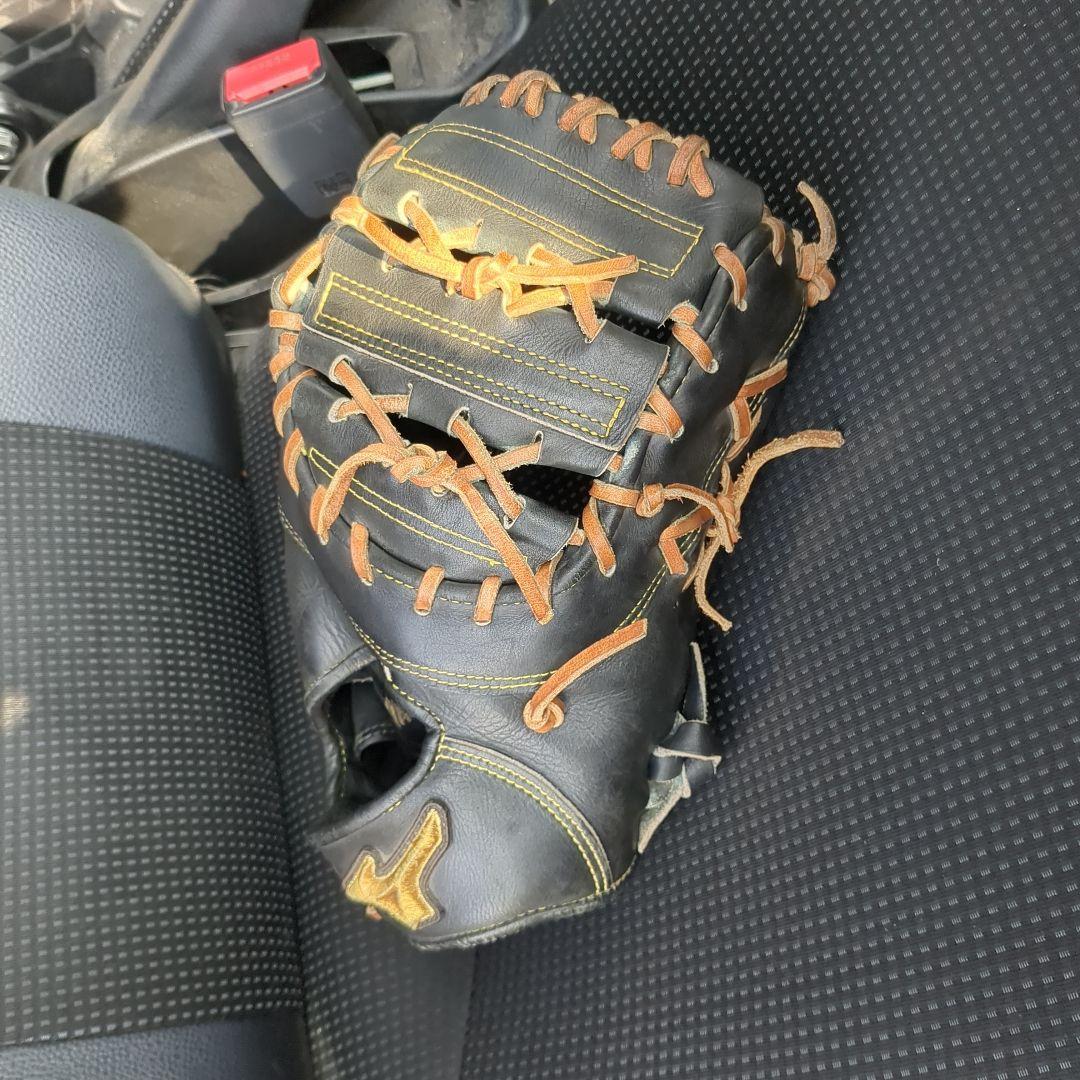 Mizunoプロ 硬式グローブ 黒　ファーストミット
