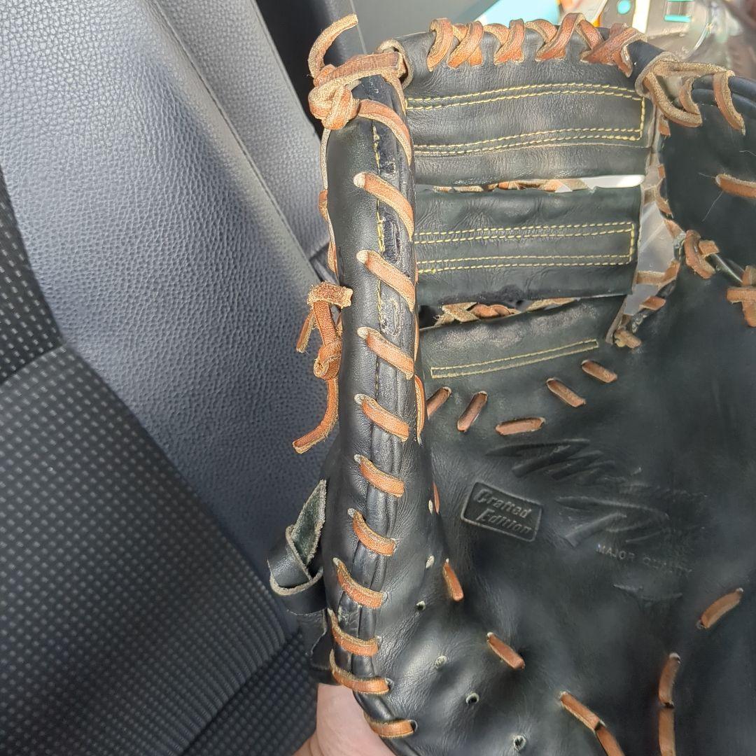 Mizunoプロ 硬式グローブ 黒　ファーストミット