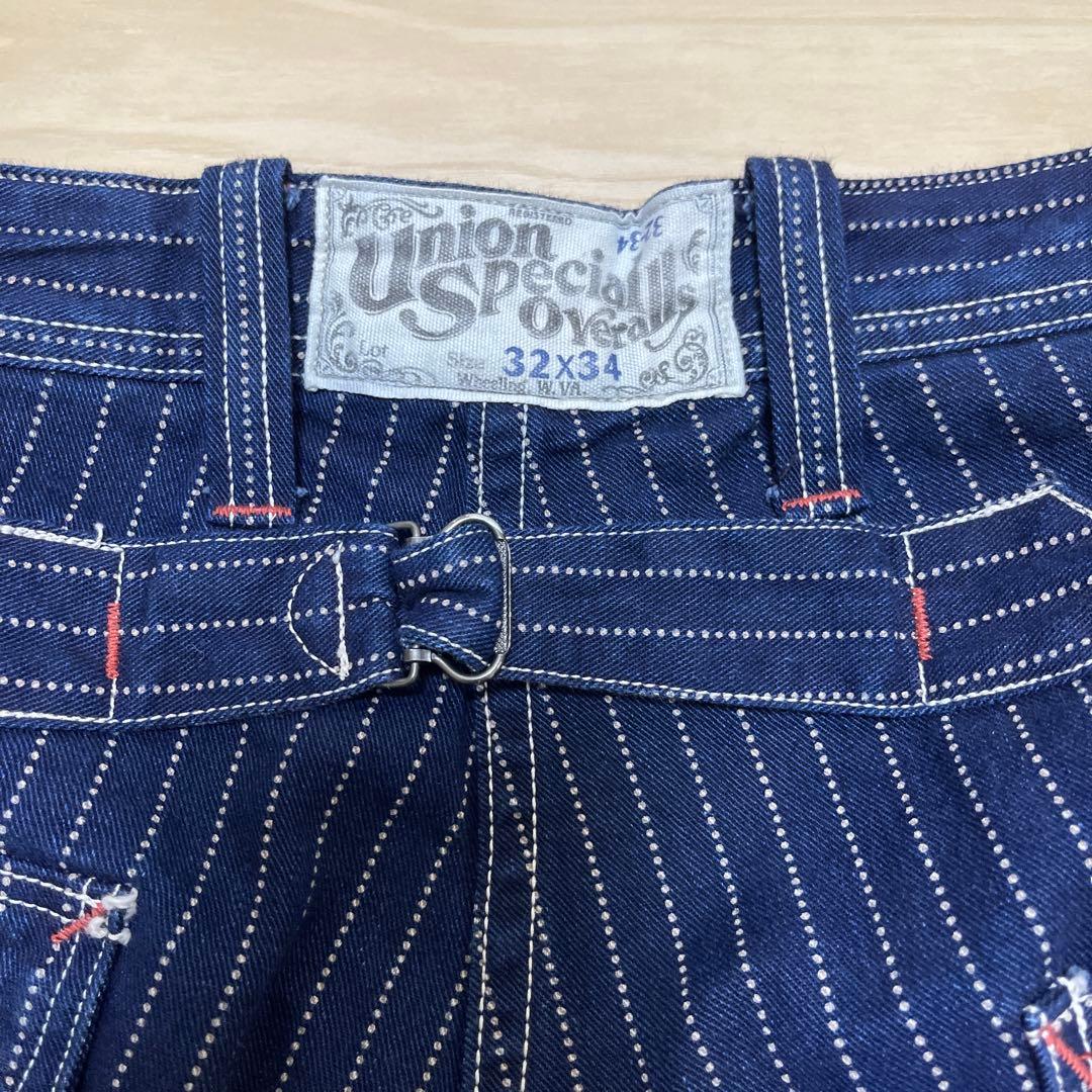週末限定　フリーホイーラーズ　ロングショアマン　ウォバッシュ　ワークパンツW32