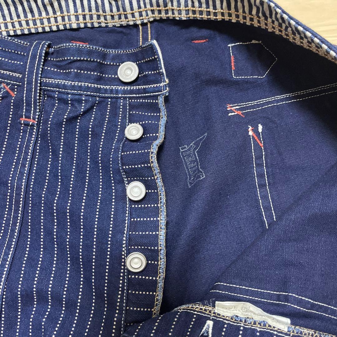 週末限定　フリーホイーラーズ　ロングショアマン　ウォバッシュ　ワークパンツW32