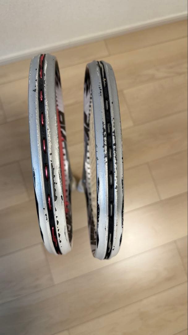 ソフトテニスラケット Fレーザー9V 2本セット