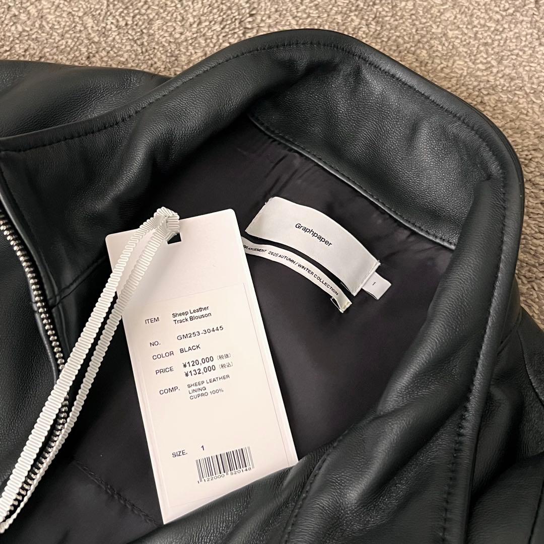 ジャケット・アウター Graphpaper Sheep Leather Track Blouson 1