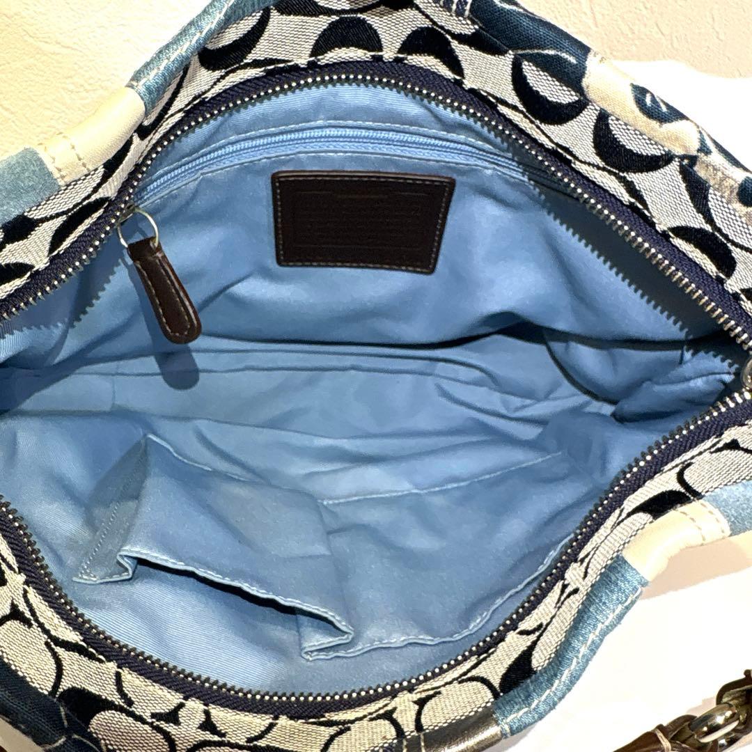 バッグ 00s coach archive patchwork denim y2k