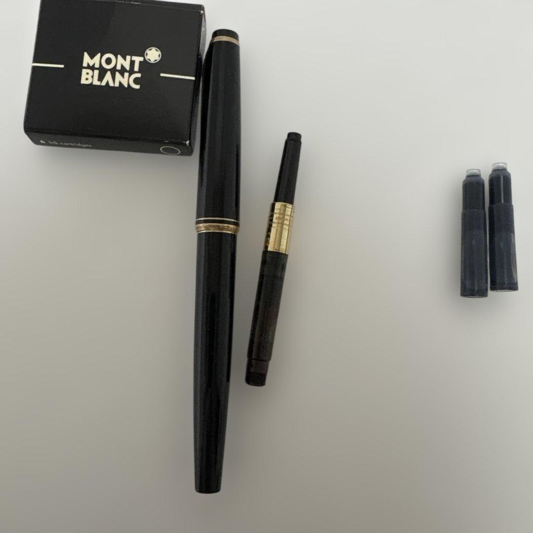 グ*ン様 MONT BLANC 585 14K 万年筆 黒 インクカートリッジ×