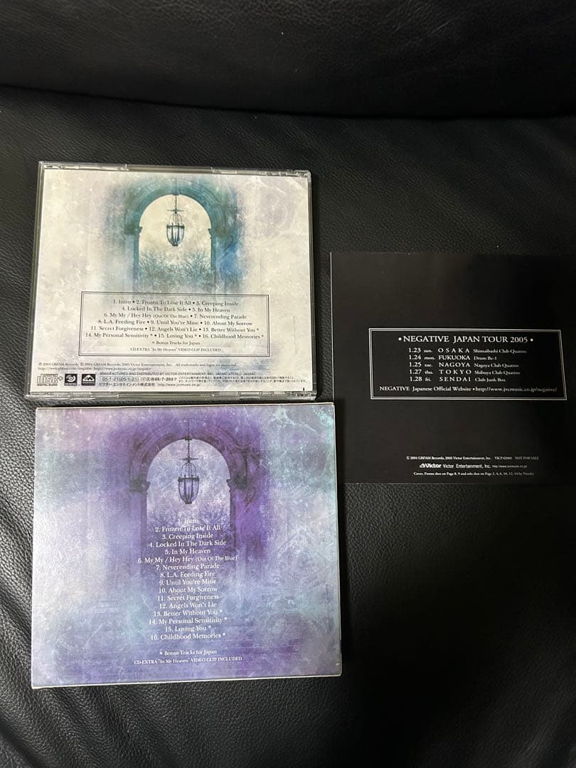 ネガティヴ　5枚CD。DVDセット。国内正規品、初回盤有　NEGATIVE
