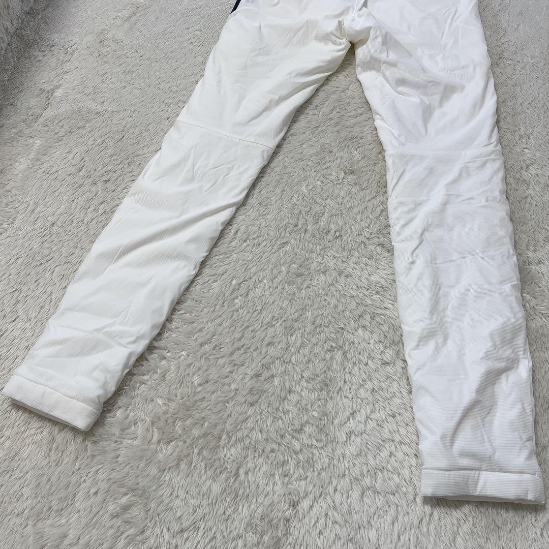 美品　PEARLY GATESパーリーゲイツ　中綿　ストレッチパンツ　０　白