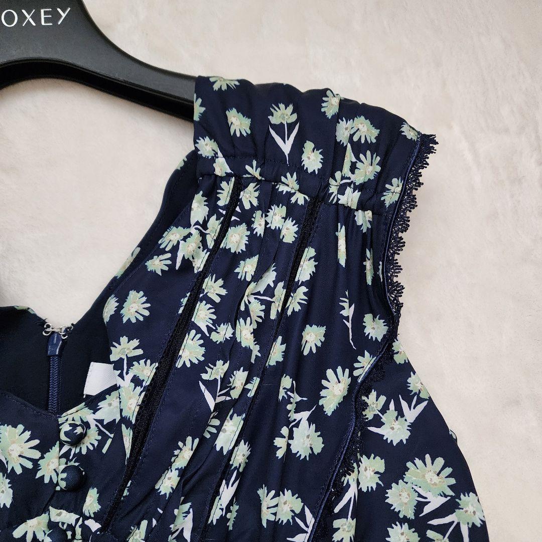 herlipto Paris Daisy Long Dress ネイビー 花柄