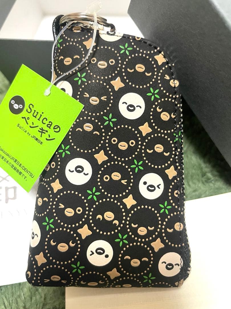 【新品】Suicaのペンギン印傳屋インデン　キーケース 東京駅スイカペンギン限定