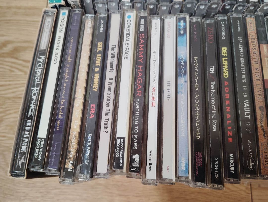 中古　ロック　ハードロック ハードコア　ヘヴィーメタル　など　ＣＤ ４９枚まとめ