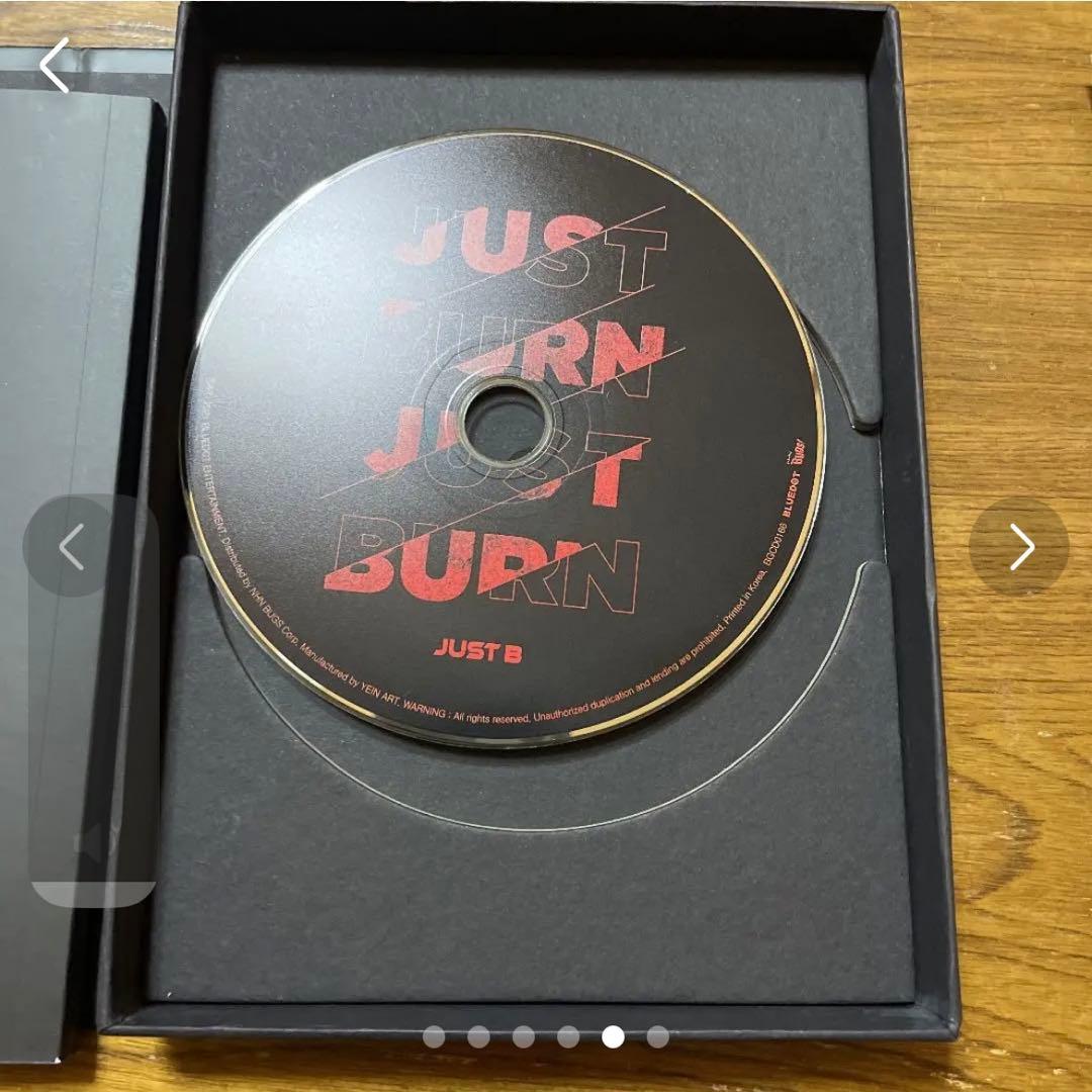 JUSTＢ　デビューアルバム全員直筆サイン入り