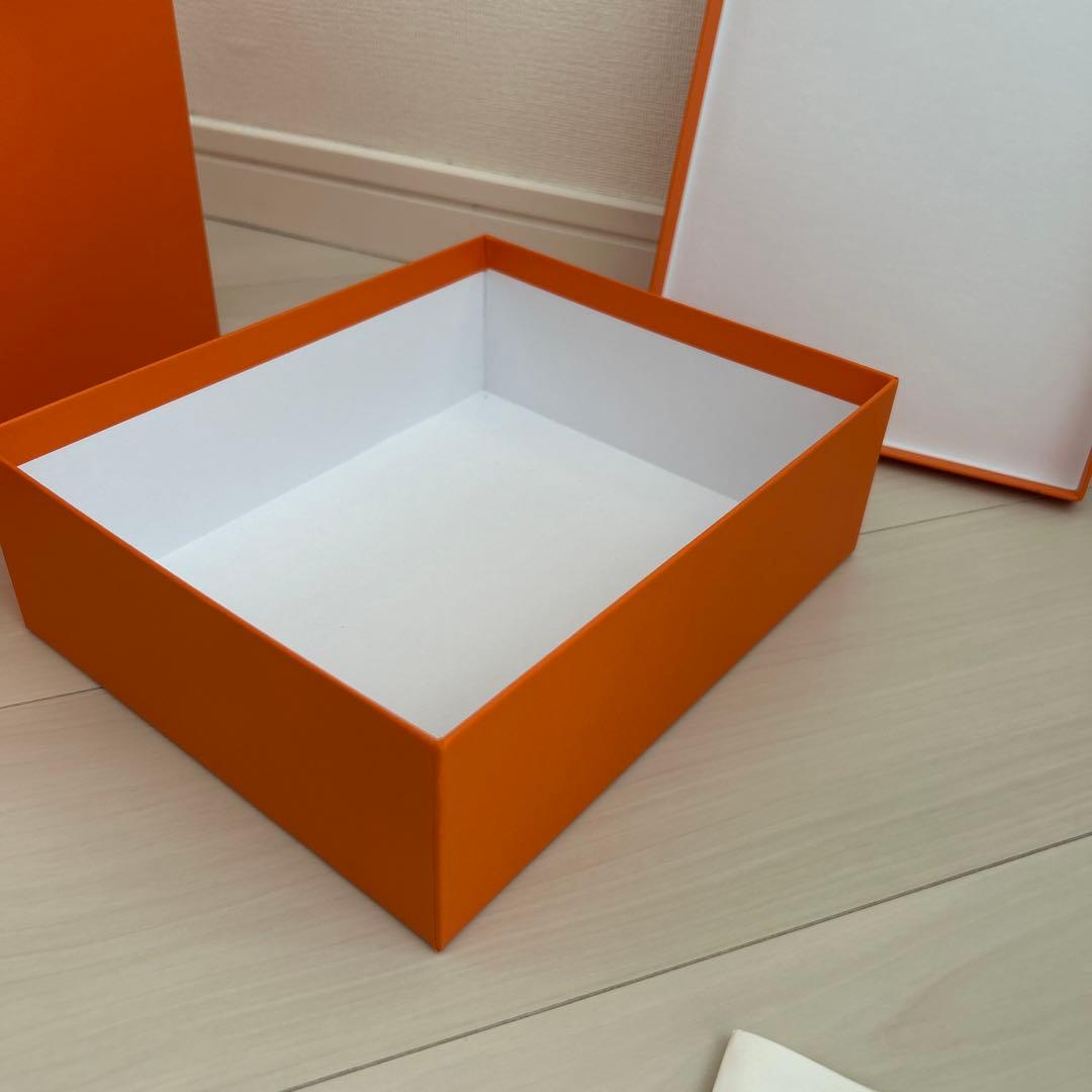 値下げ　エルメス　HERMES ピコタン18 PMオレンジボックス　おまけの箱付