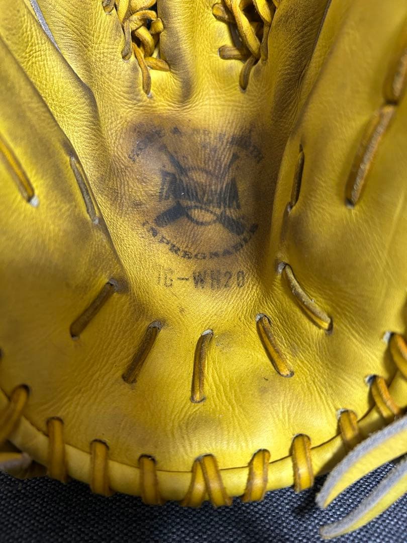 タマザワ 両手投げ 軟式グローブ TG-WH20イエロー 左右 TAMAZAWA