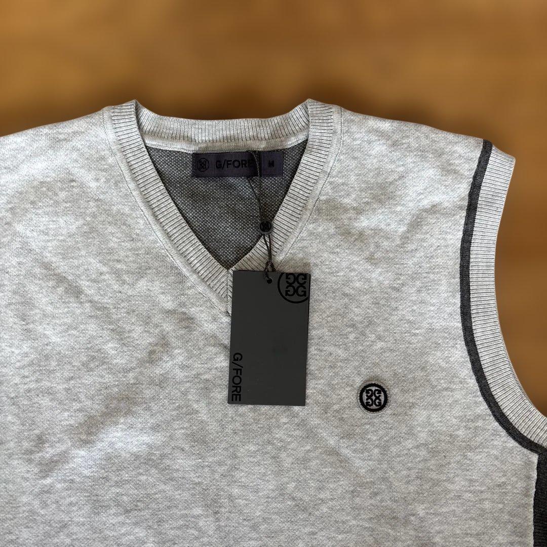 ☆新品☆ G/FORE ジーフォア セーターベストニットグレーM