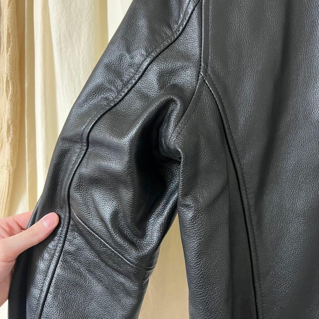 m*o様 FORTIME 牛革　レザーブルゾン レザージャケット