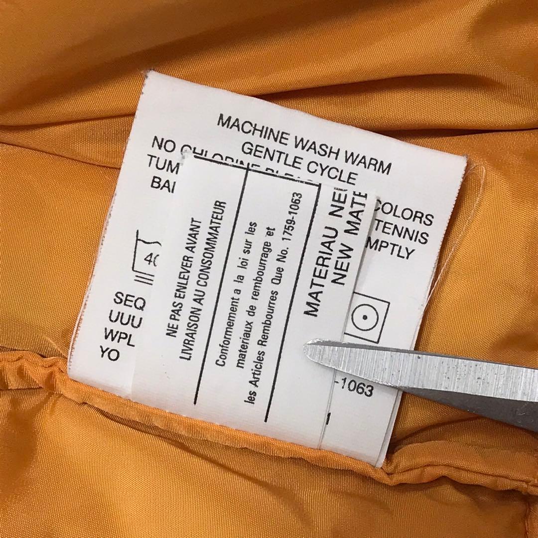 WOOLRICH ウールリッチ　ダウンベスト　ワッペンロゴ　イエロー　2XL