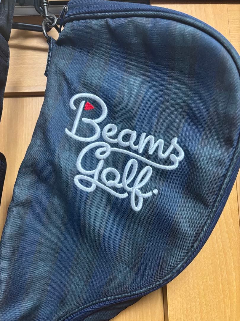 Beams Golf チェック柄キャディバッグ
