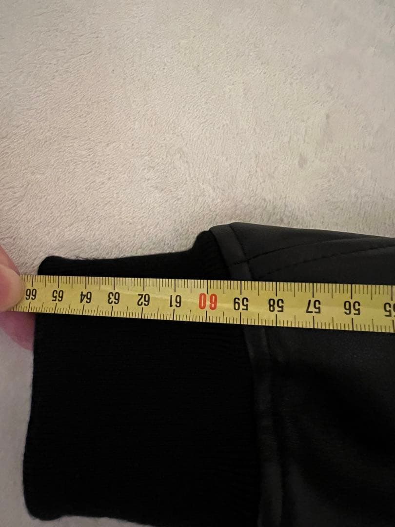 JIL SANDER ブラックレザージャケット 48