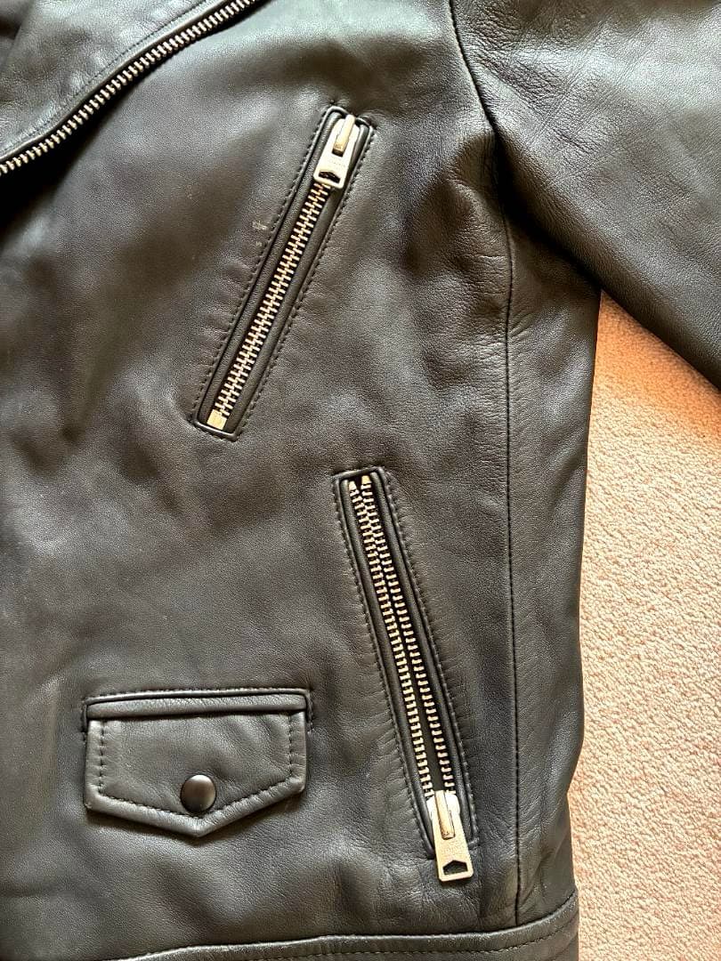 ALLSAINTS レザージャケット ライダース ブラック Mサイズ