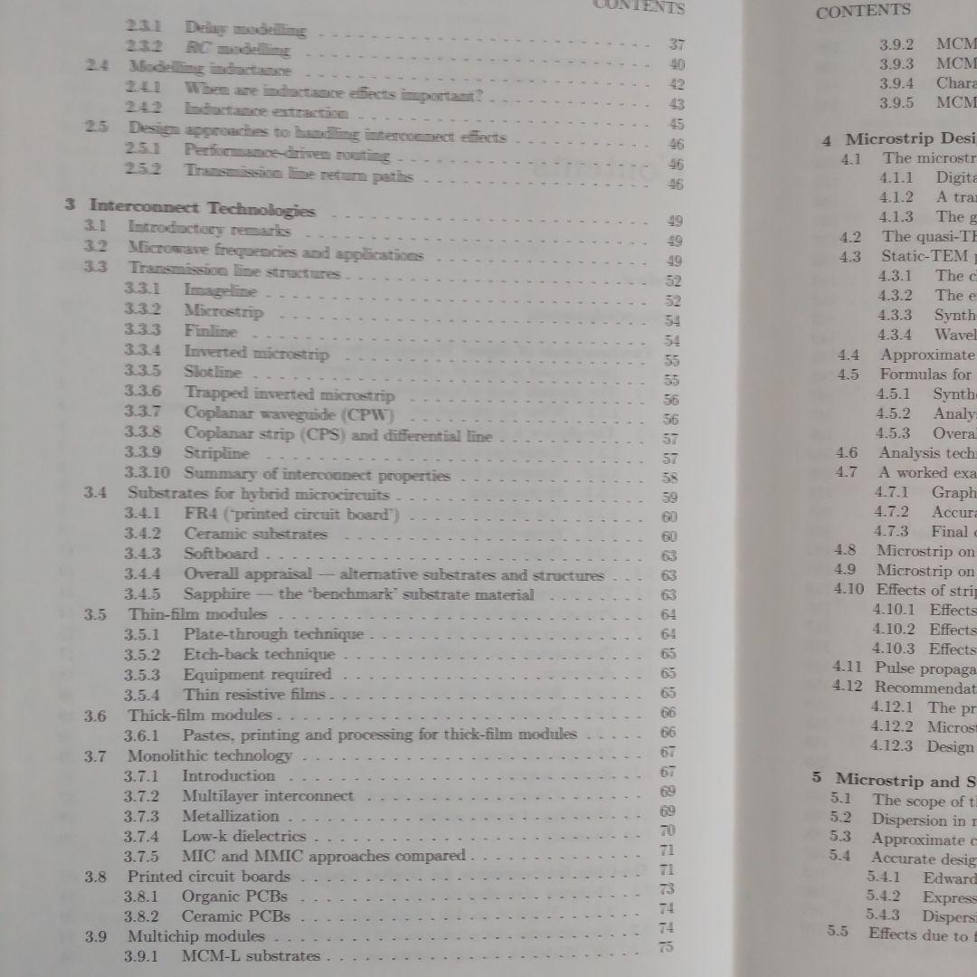 洋書 Foundations of Interconnect Microstrip