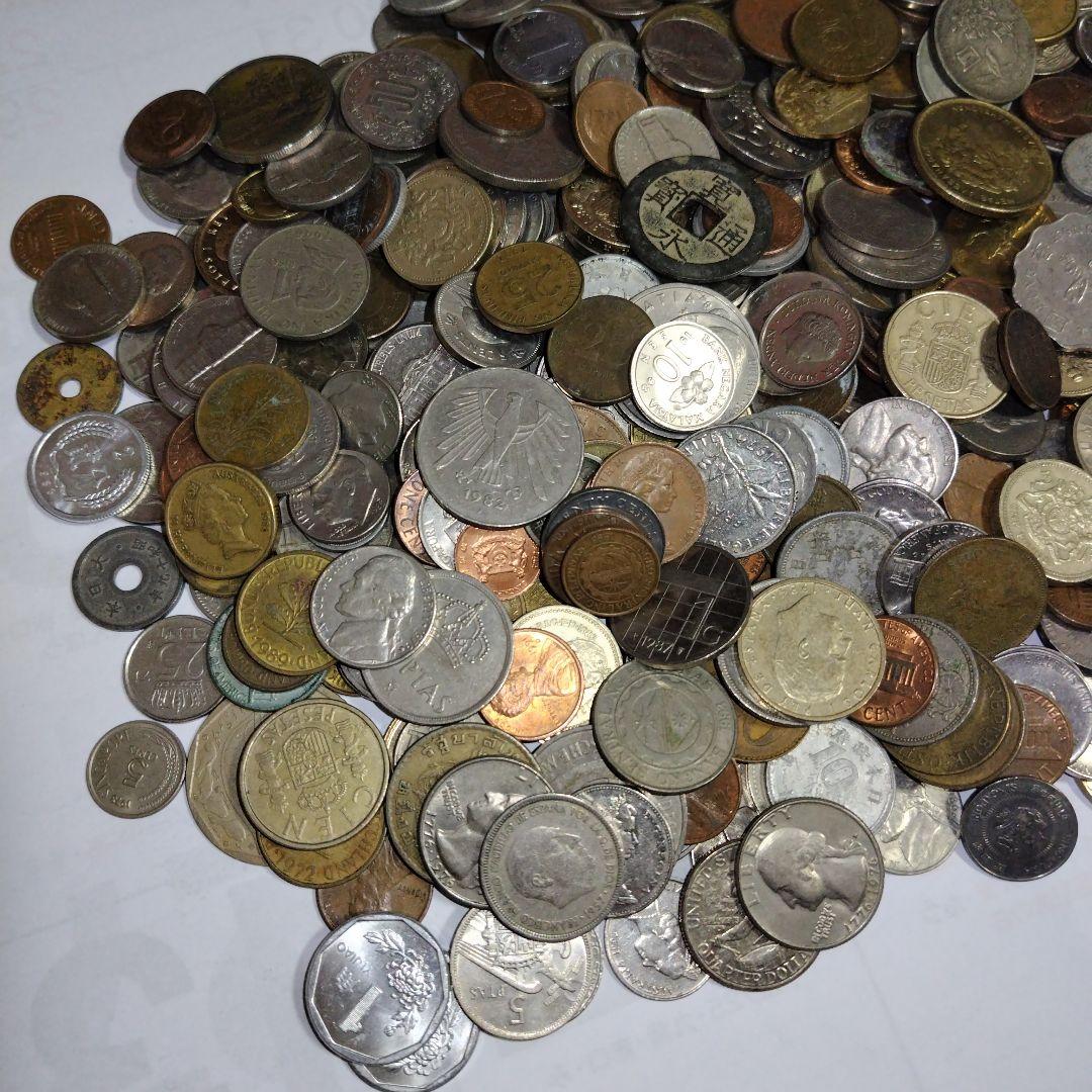 ５.４kg 外国まとめて素材用硬貨古銭貨幣大量