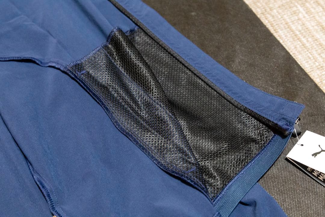 PUMA プーマ 新品 XL フード付きネイビージャケット 吸水速乾