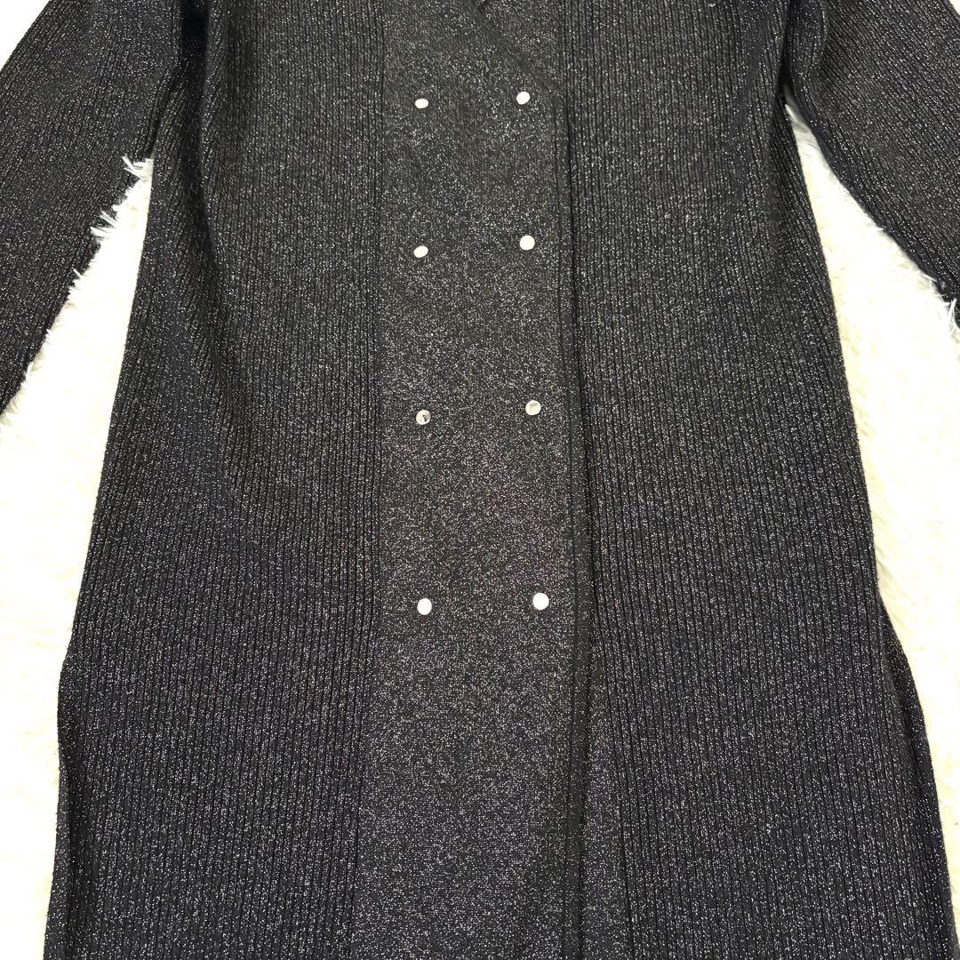 美品☆アメリ　AMERI VINTAGE☆グリッター　ダブル　ジャケット　ドレス