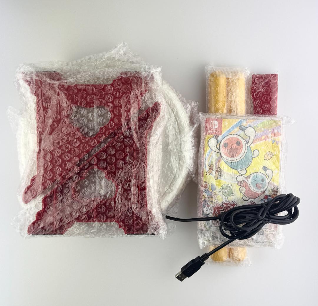 【動作正常】太鼓の達人 Nintendo Swich ソフト＆太鼓とバチ2セット