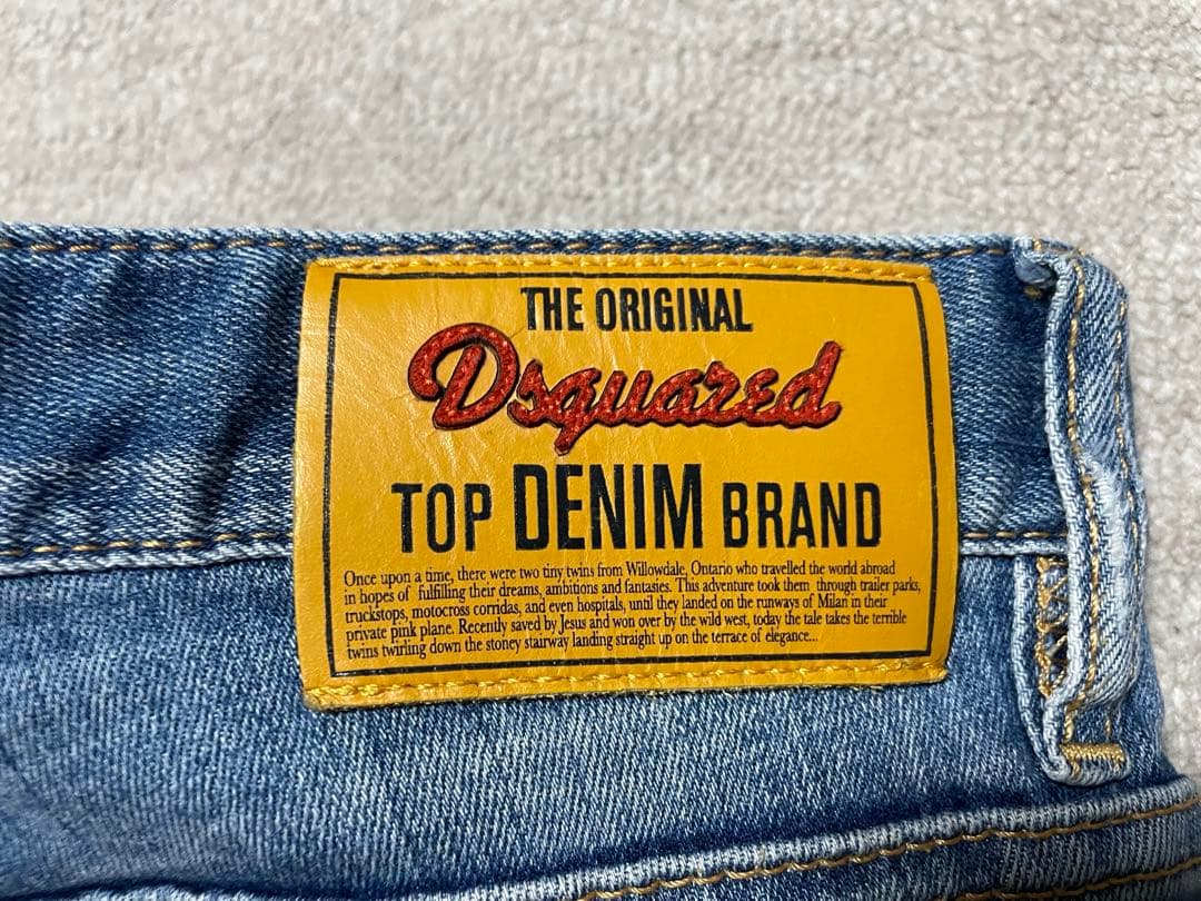 F*m様 DSQUARED2 スキニーデニム ダメージ加工 ジーンズ