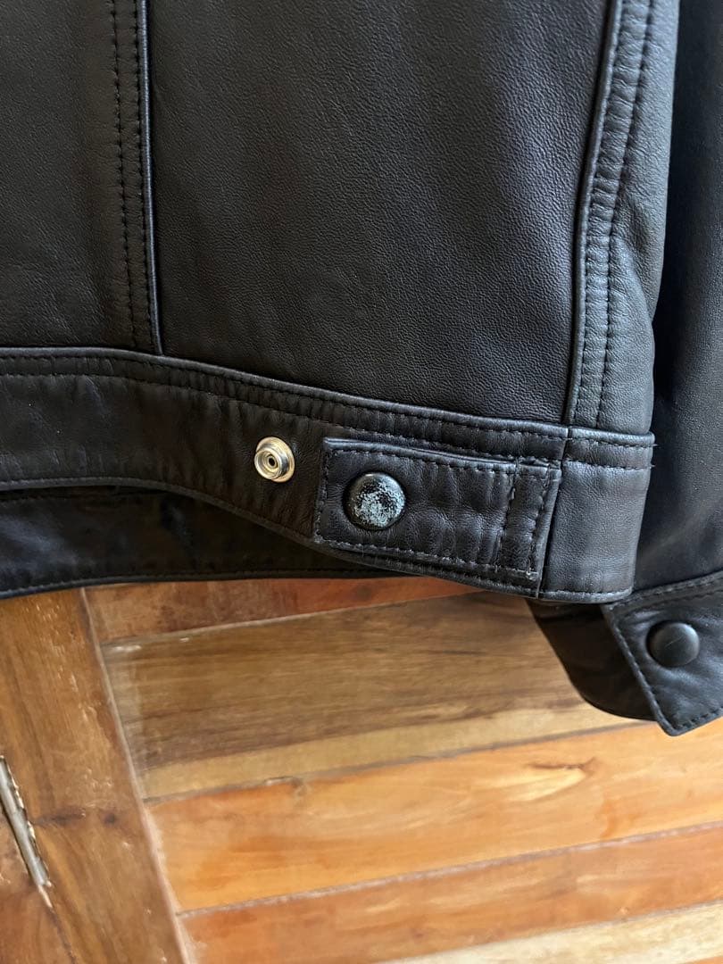 Supreme leather trucker jacket Lサイズ