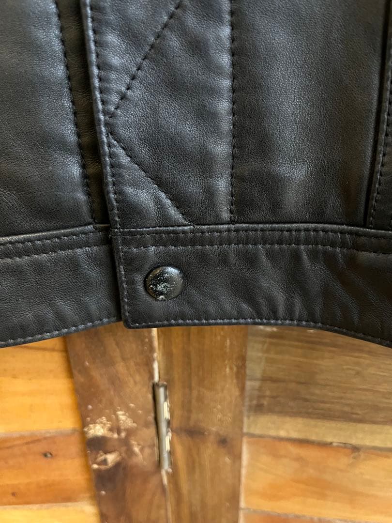 Supreme leather trucker jacket Lサイズ