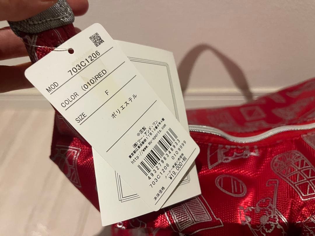 新品M-U SPORTS ゴルフバッグ レッド サイズF