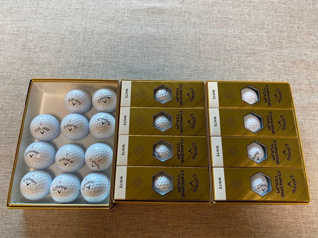 新品CHROME TOUR ボール　白　2ダース+11個