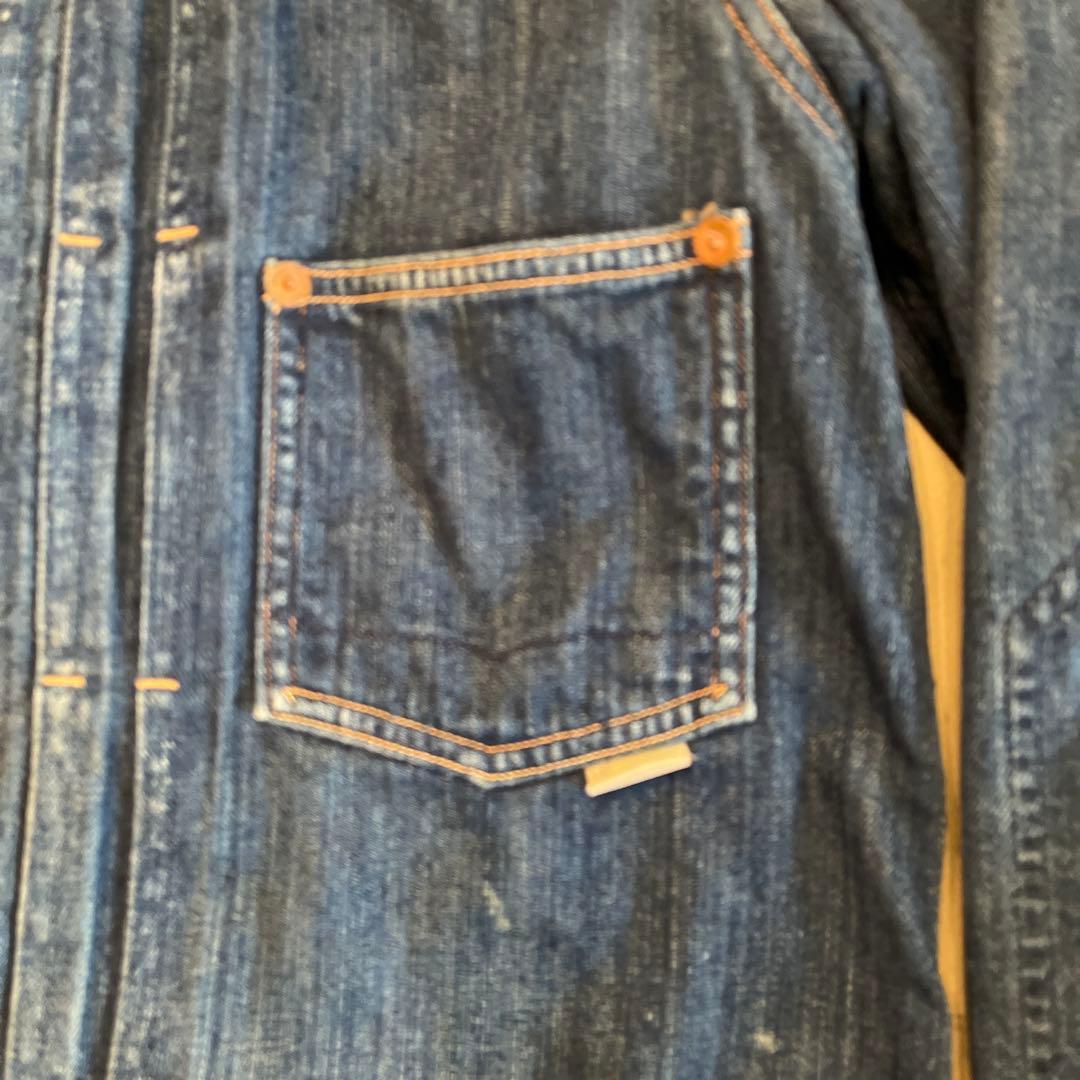 フィグベル　ダメージ加工　デニムジャケット最終価格　⭐︎⭐︎まこと⭐︎誠⭐︎さん専用