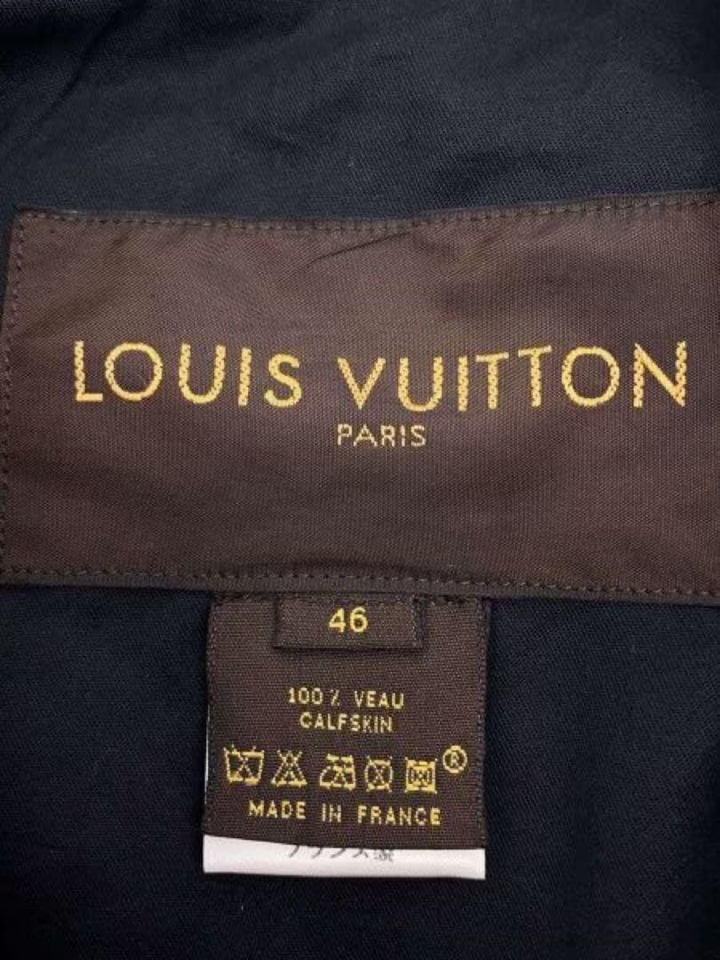 ハ*ル様 ルイヴィトン LOUIS VUITTON ジャケット レザージャケット