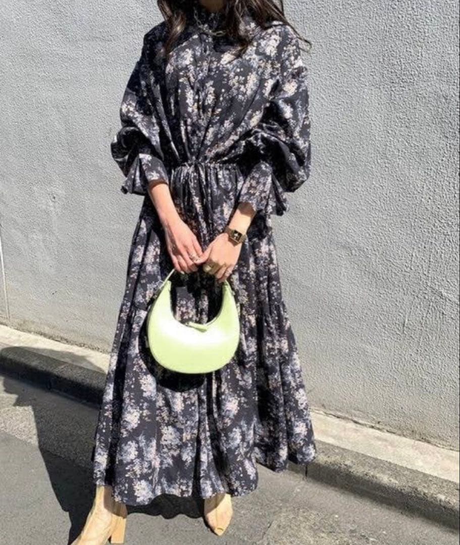極美品★ AMERI GIULIA DRAWSTRING SHIRT DRESS