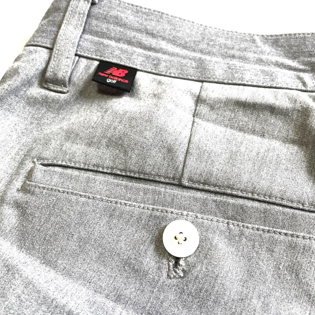 【フォロー割】 美品 ニューバランスゴルフ メンズパンツ グレー サイズ6