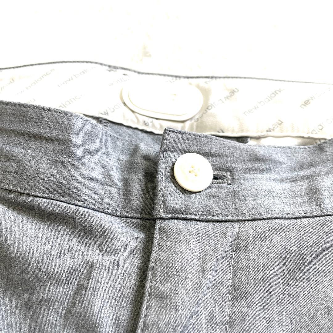 【フォロー割】 美品 ニューバランスゴルフ メンズパンツ グレー サイズ6