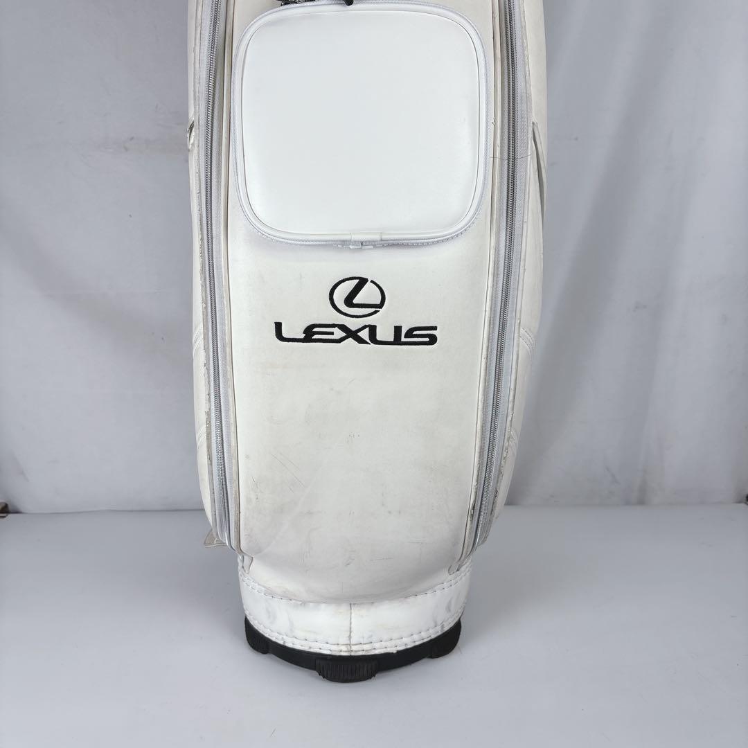 【希少】レクサス LEXUS キャディバッグ 3点式 ゴルフバッグ 6分割