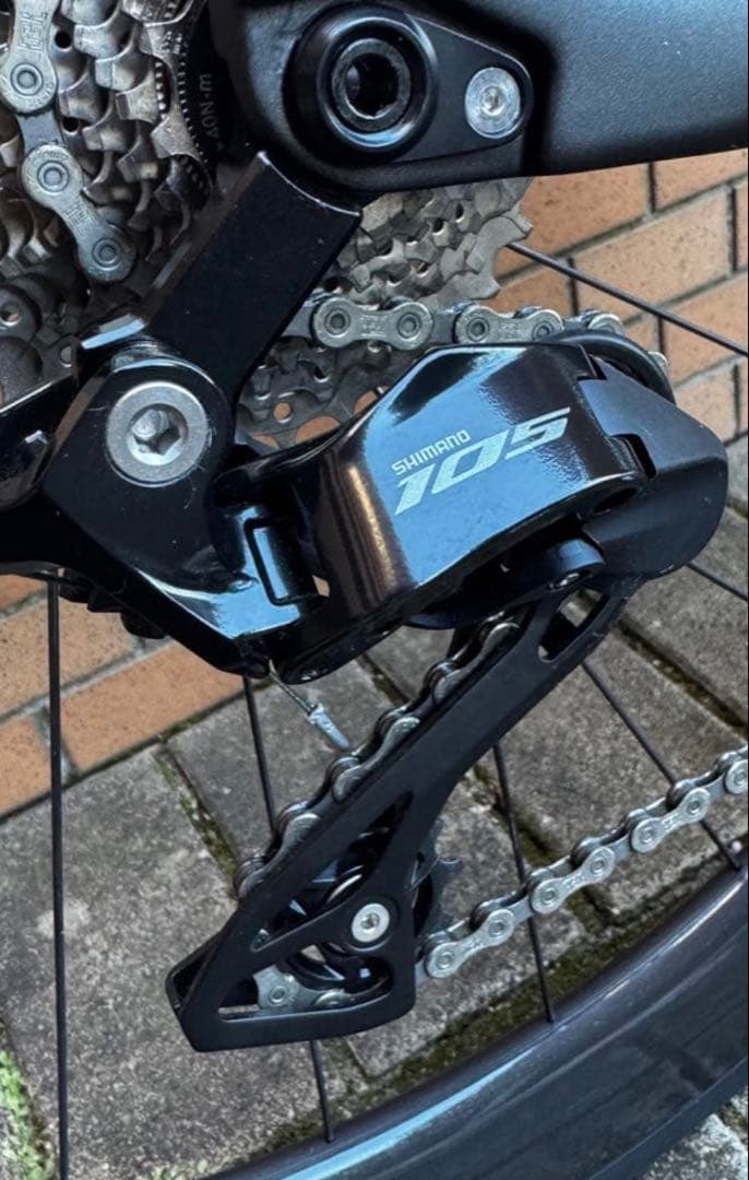 【105 R7100 12速】フルカーボン50mmカーボンホイール 油圧ディスク