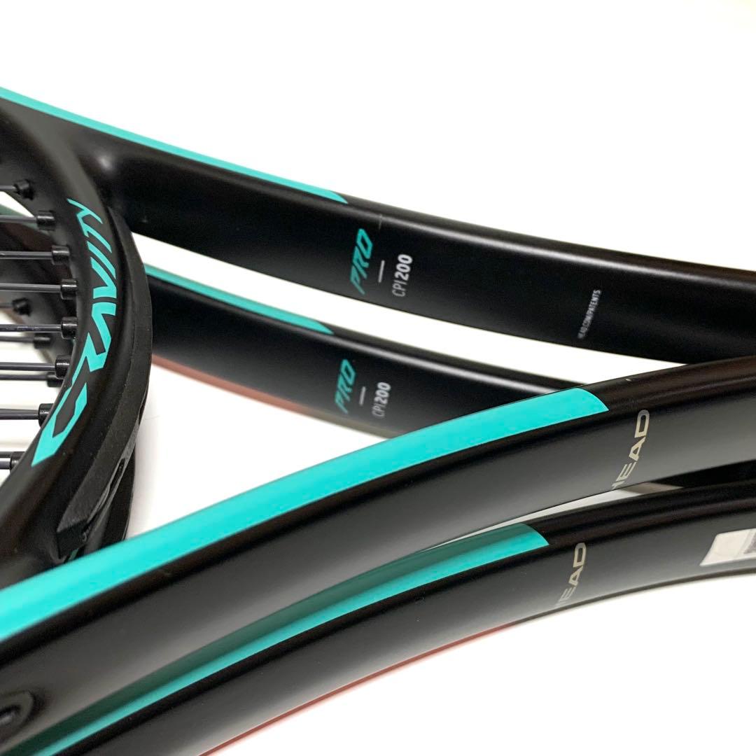 HEAD2本【グリップ新品】GRAVITY PRO GRAPHENE360