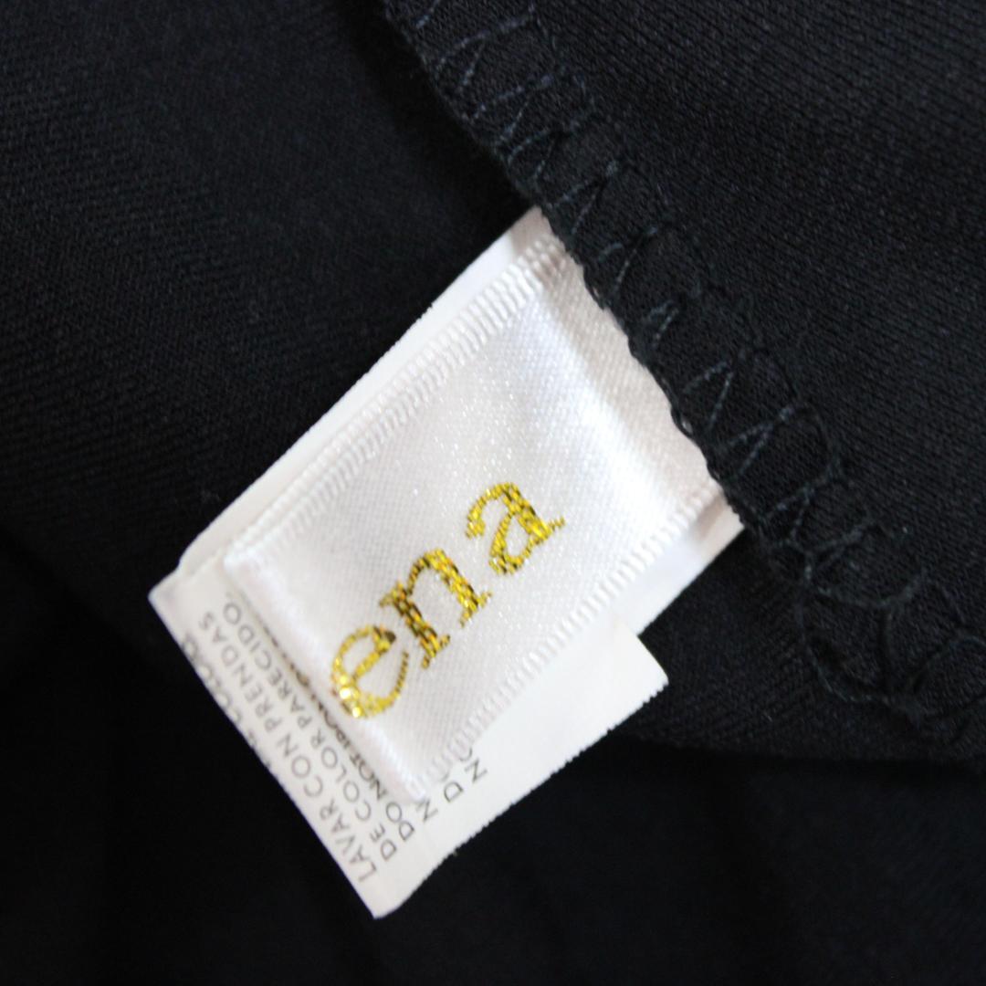 【美品 社交ダンス衣装】ワンピース ドレス leirena 黒 無地 シンプル