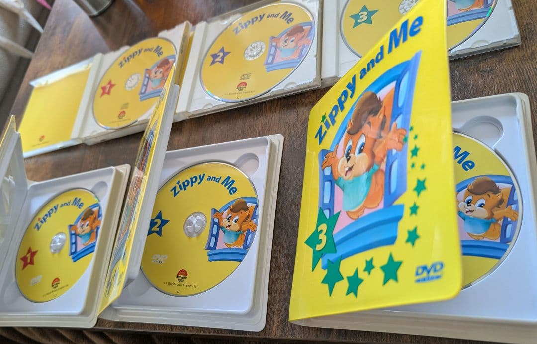 Zippy and Me DVD CD1, 2, 3 セット