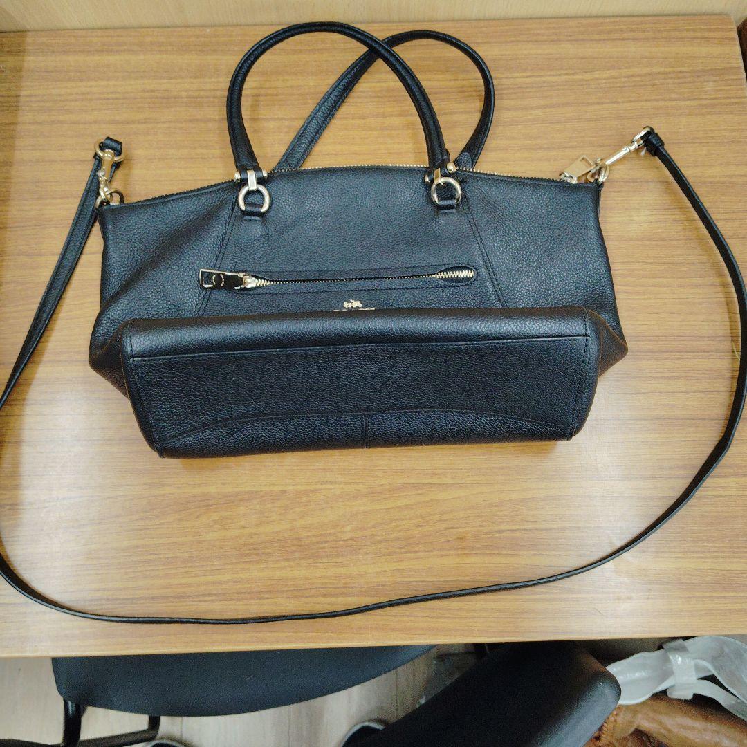 COACH コーチ 2WAYショルダーバックプレーリーサッチェル ペブルドレザー