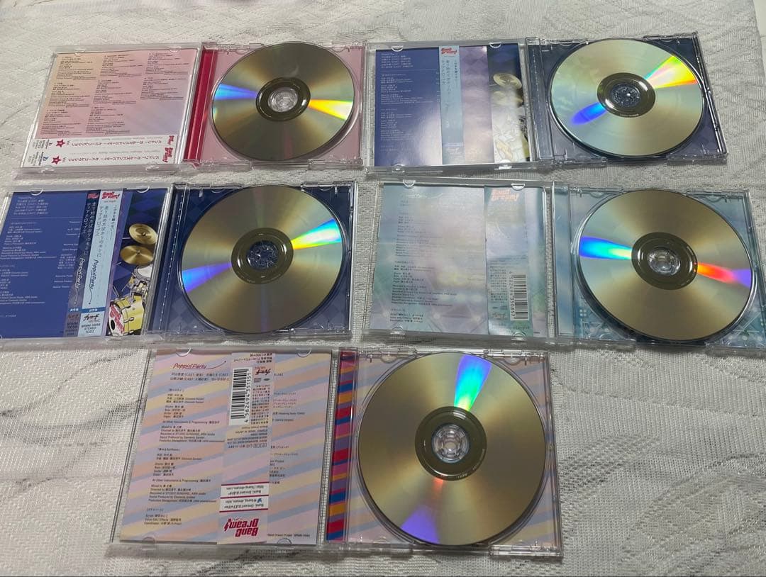 【限定特典付】BanG Dream CD まとめ売り　Poppin' Party