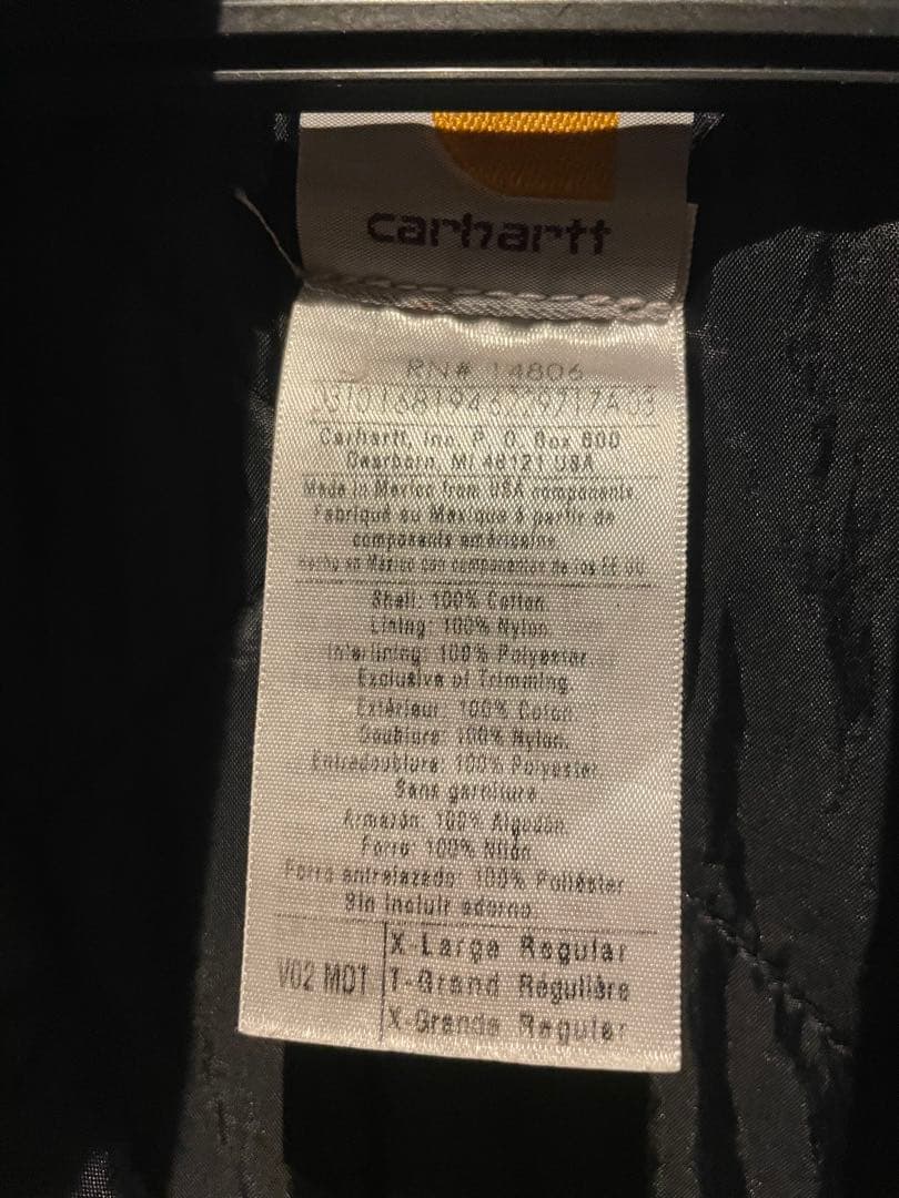 S*s様 ナス紺　カーハート　carhartt ダックベスト　MDT ネイビー