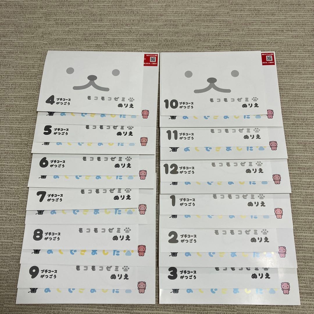 さ*★様 モコモコゼミ　プチコース　4月〜3月号