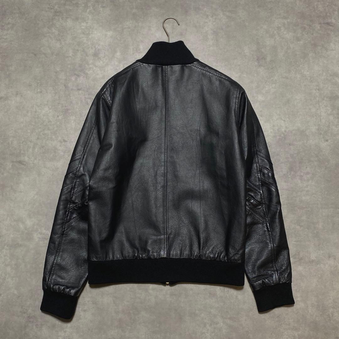 archive y2k 本革 ピッグレザージャケット シングルライダース 黒 L
