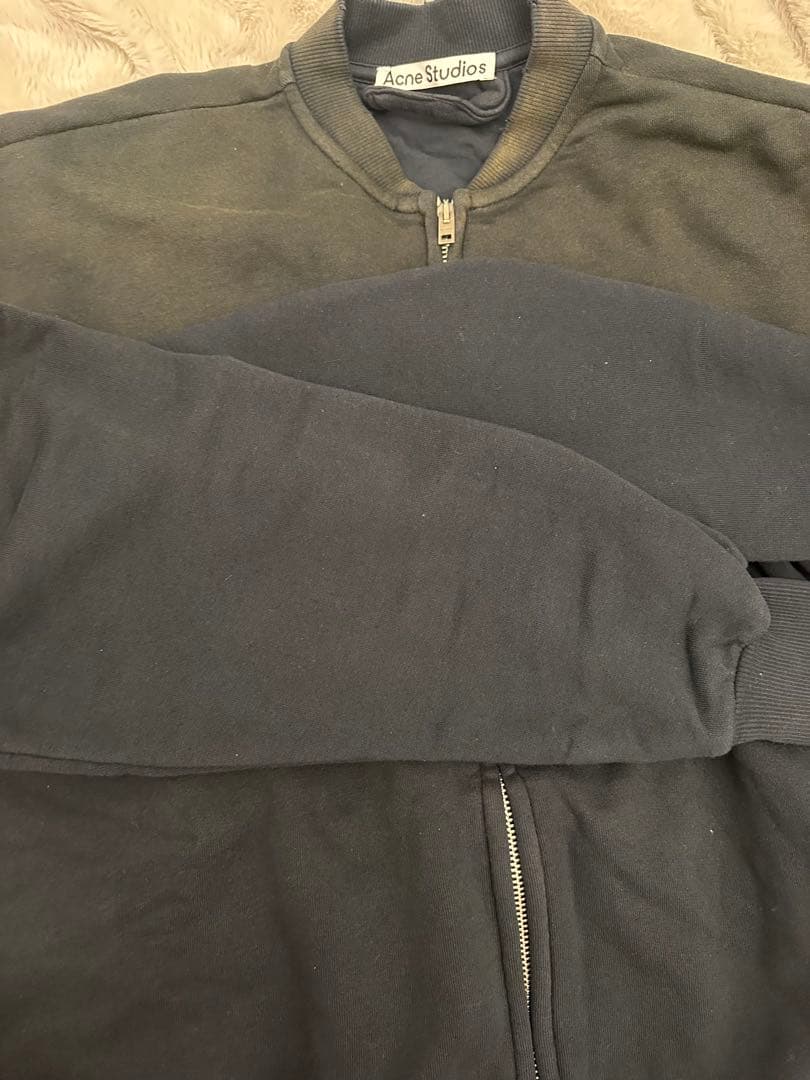 【店長】Acne Studios ジップロゴスウェット S ブラック